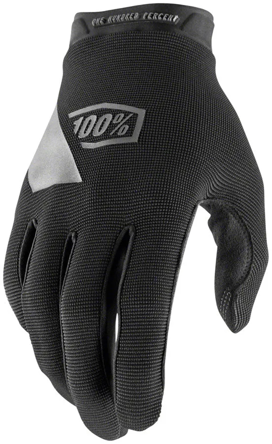 100% Ridecamp Gloves - Black, Full Finger, Women's, X-Large