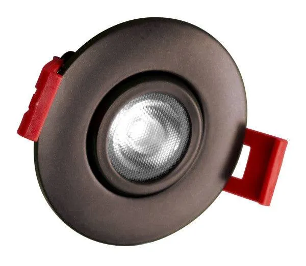 2-inch LED Gimbal Recessed Downlight in Oil-Rubbed Bronze, 5000K