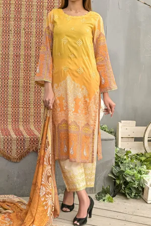 3 PIECE DIGITAL PRINT LAWN| DPC-233