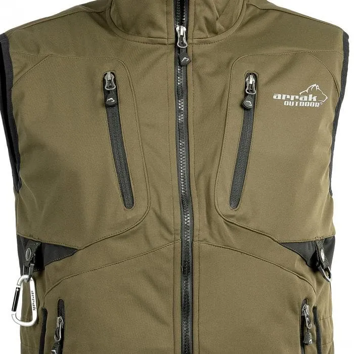 Acadia Men Softshell Training Vest - (Olive)