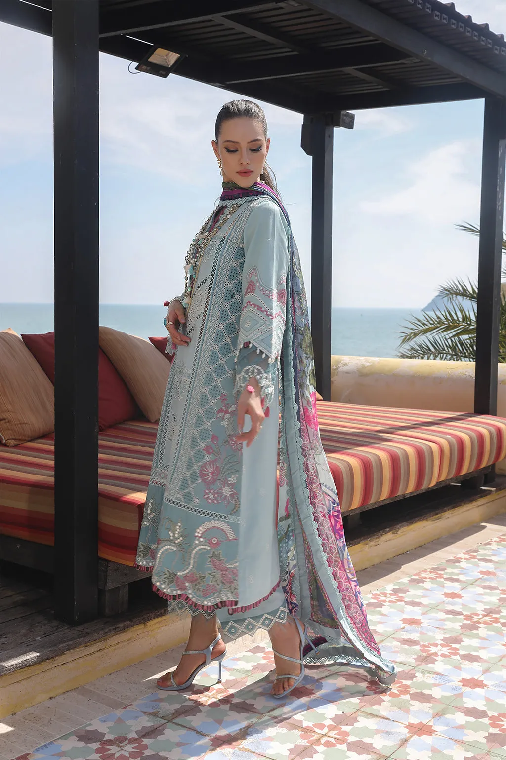 AJR Moksha Alif Luxury Lawn Collection – Najat