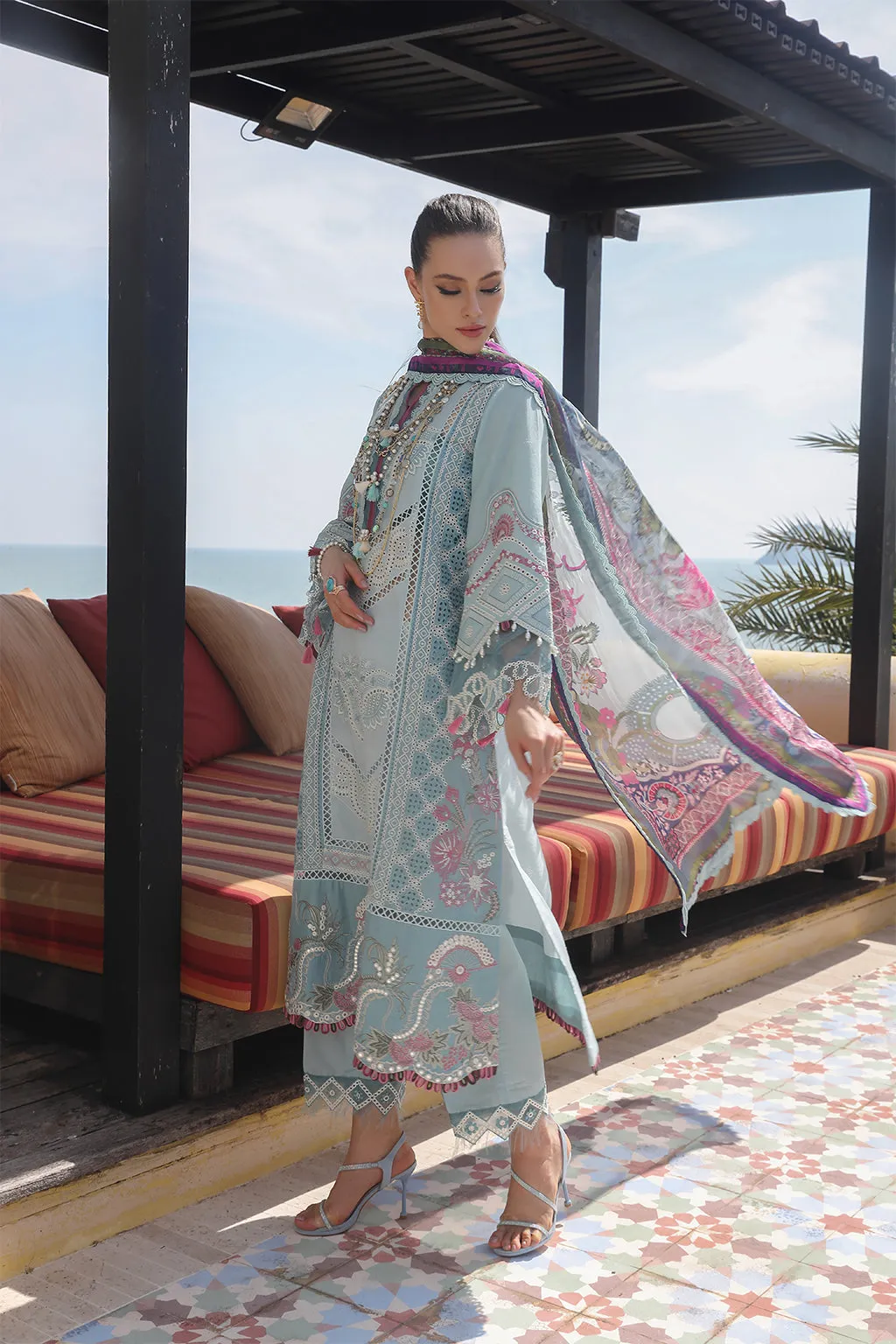 AJR Moksha Alif Luxury Lawn Collection – Najat