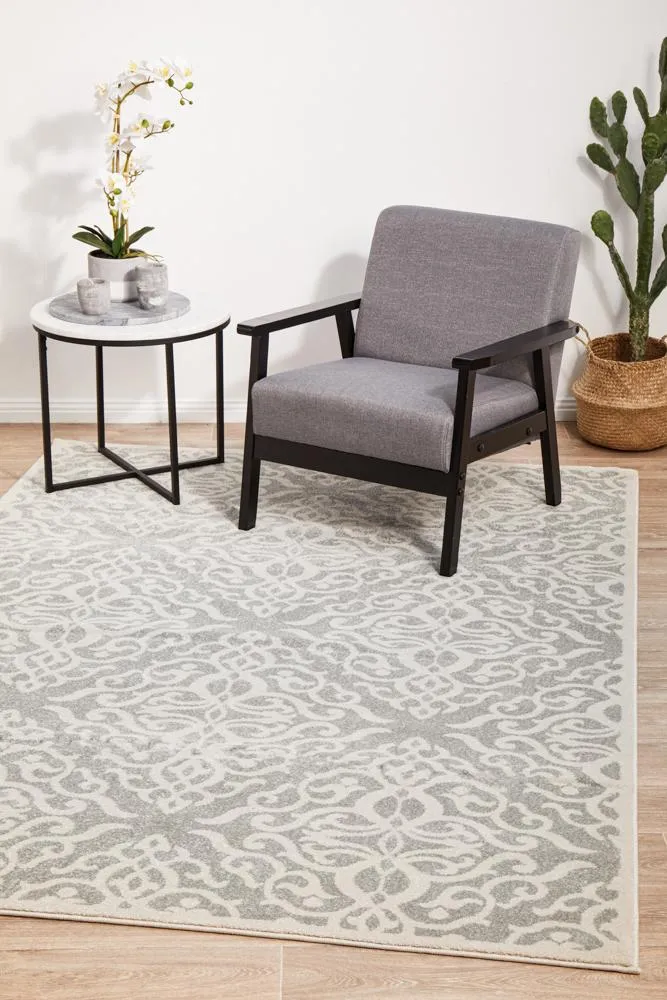 Apadana  Lila Silver Rug