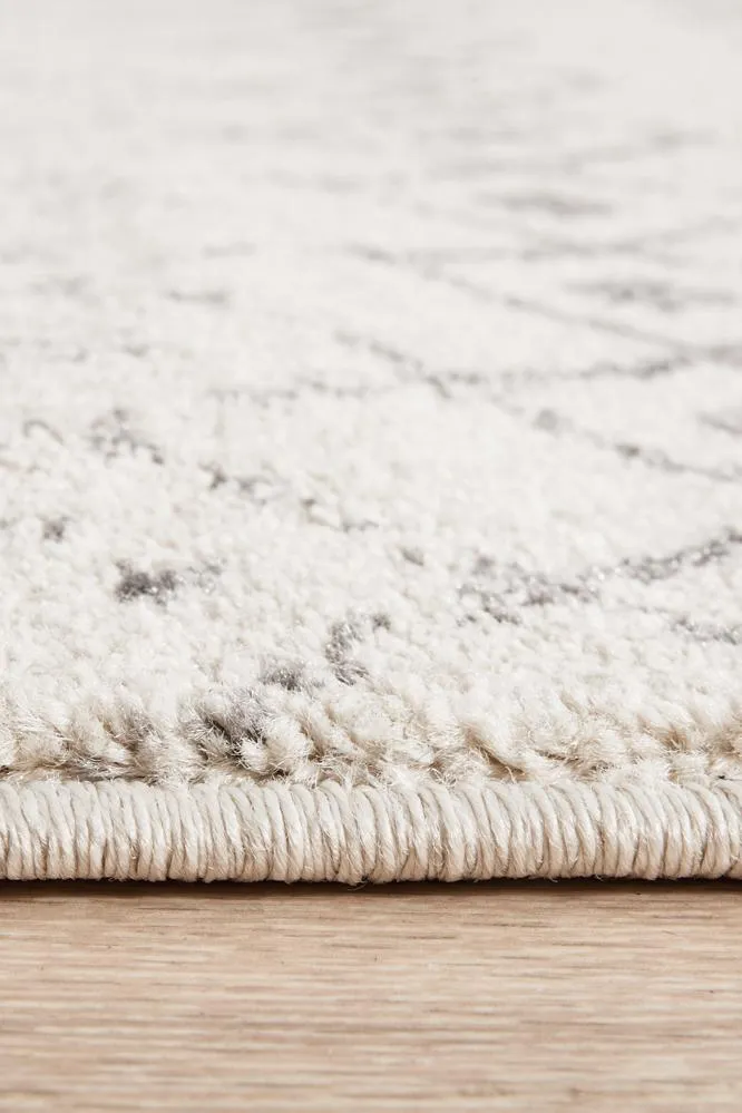 Apadana  Lily Silver Runner Rug