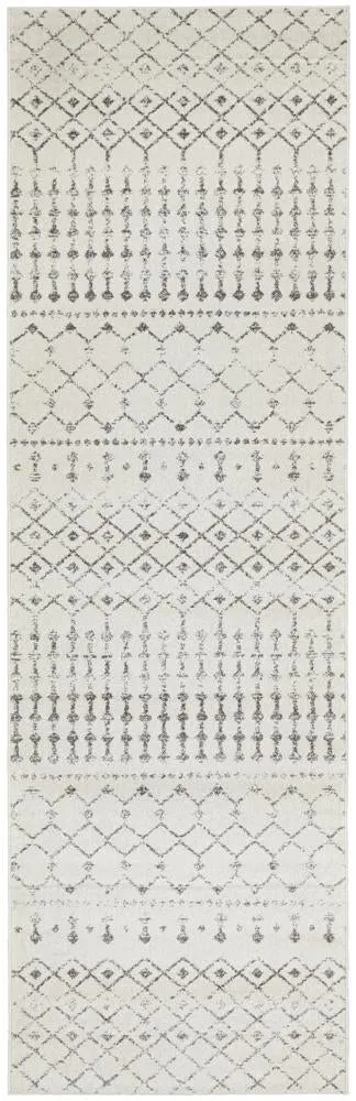 Apadana  Lily Silver Runner Rug