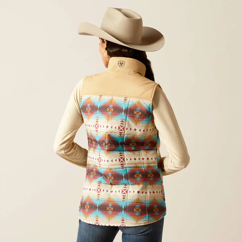 Ariat Women's Crius Insulated Vest - Serrano Southwest Print - 10052832