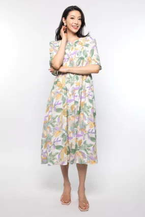 Astha Dress in Botanical