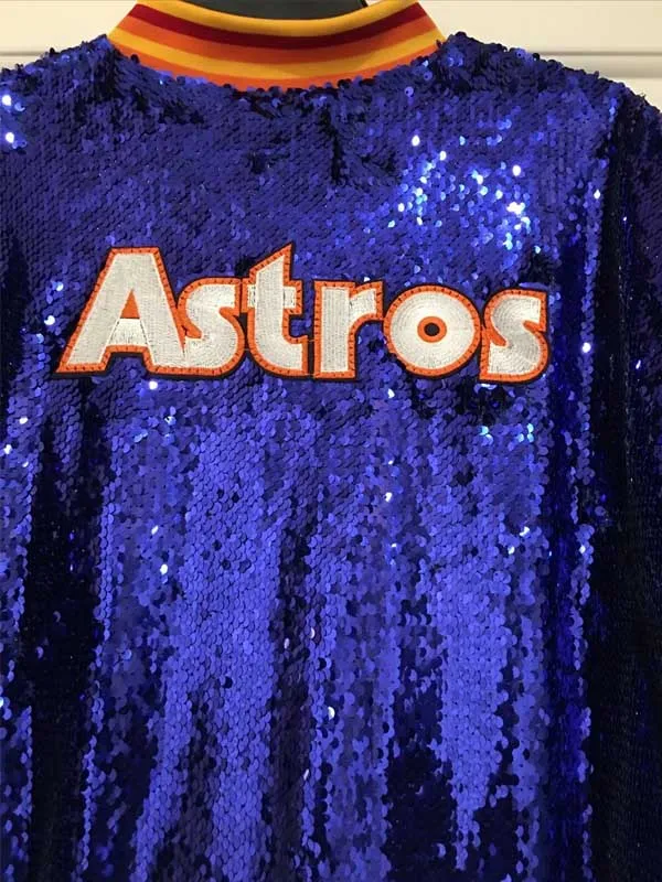 Astros Sequin Jacket