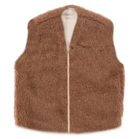 Baby/Kid Virgin Wool Vest - Brown