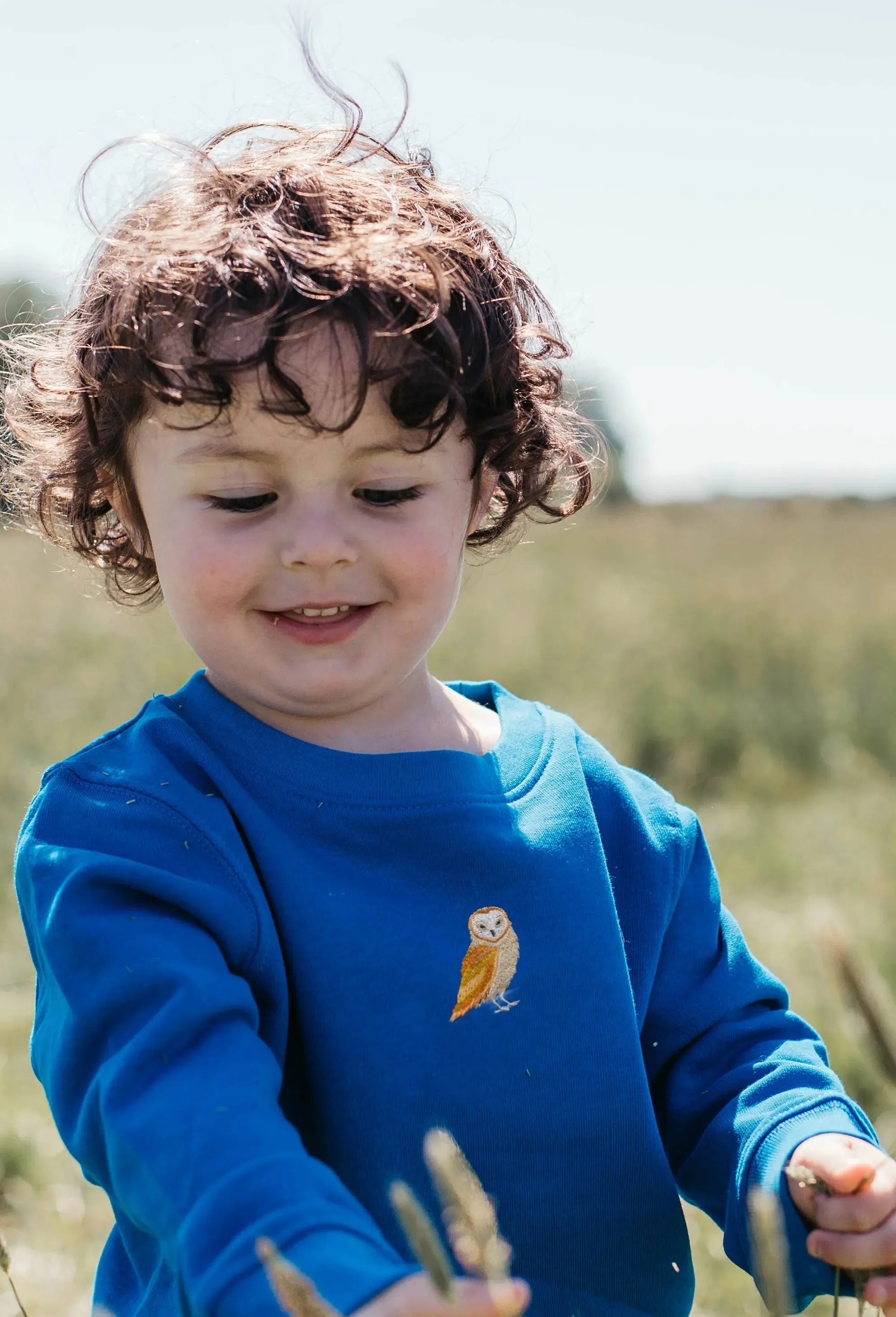 barn owl childrens sweatshirt