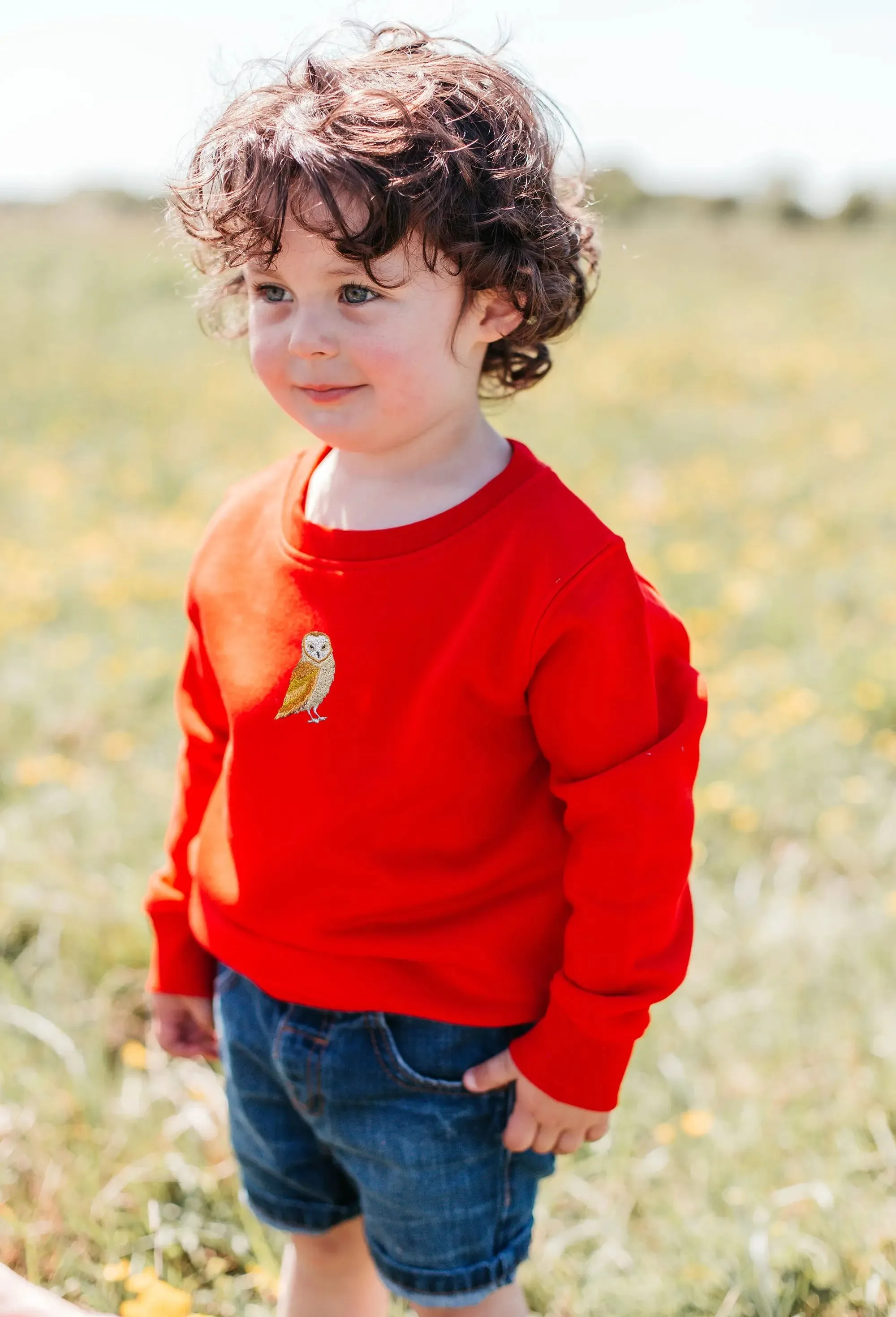 barn owl childrens sweatshirt