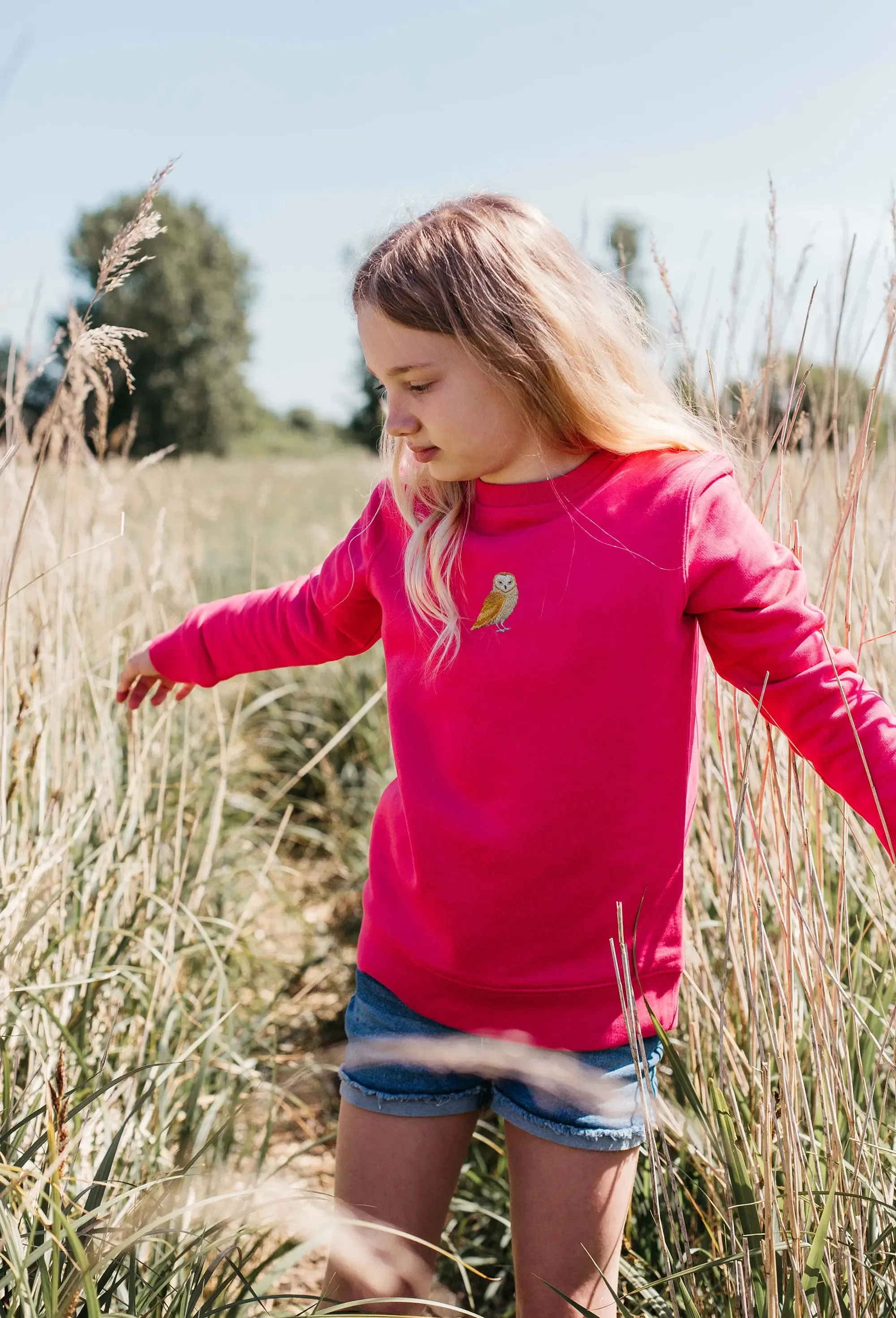 barn owl childrens sweatshirt