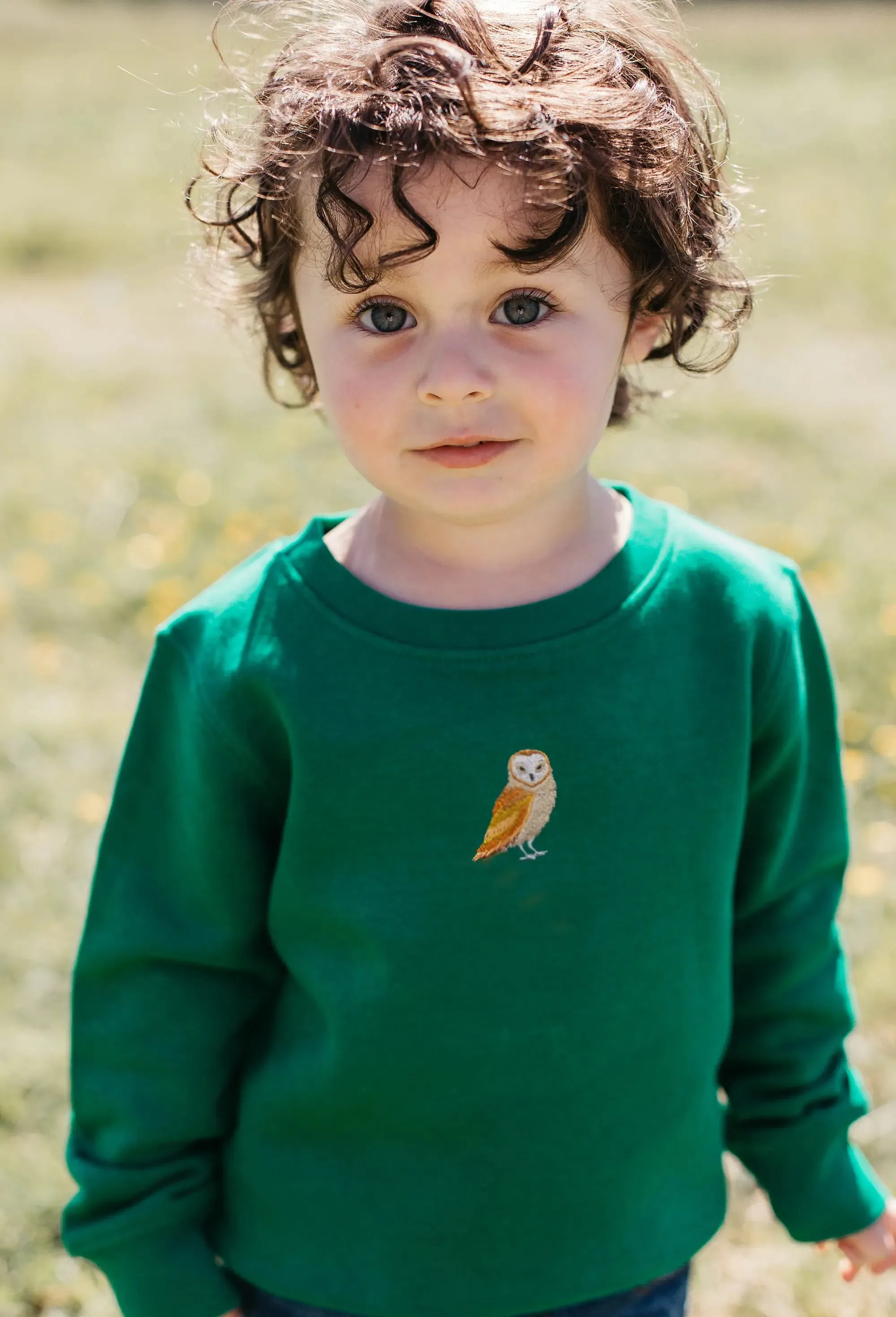 barn owl childrens sweatshirt