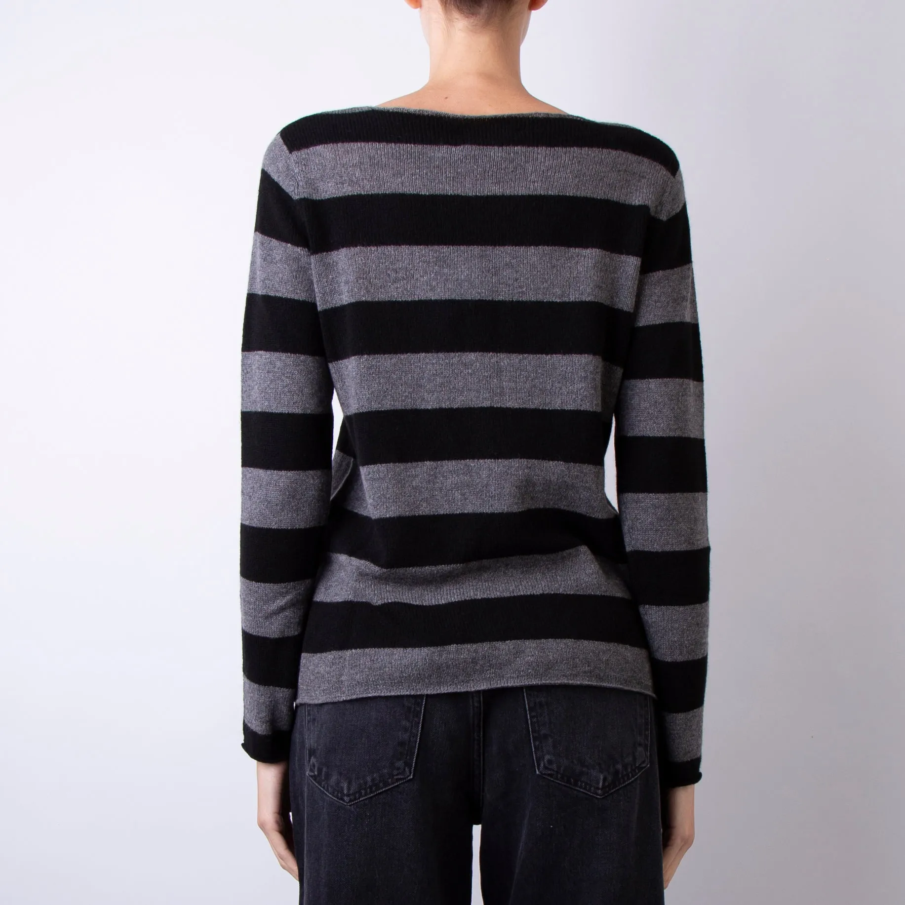 BE YOU SWEATER CD1179F4 A02 BLACK GREY