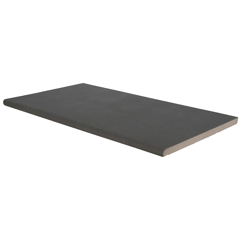 Beton Anthracite, 13" x 24" - 2CM Porcelain Pool Coping