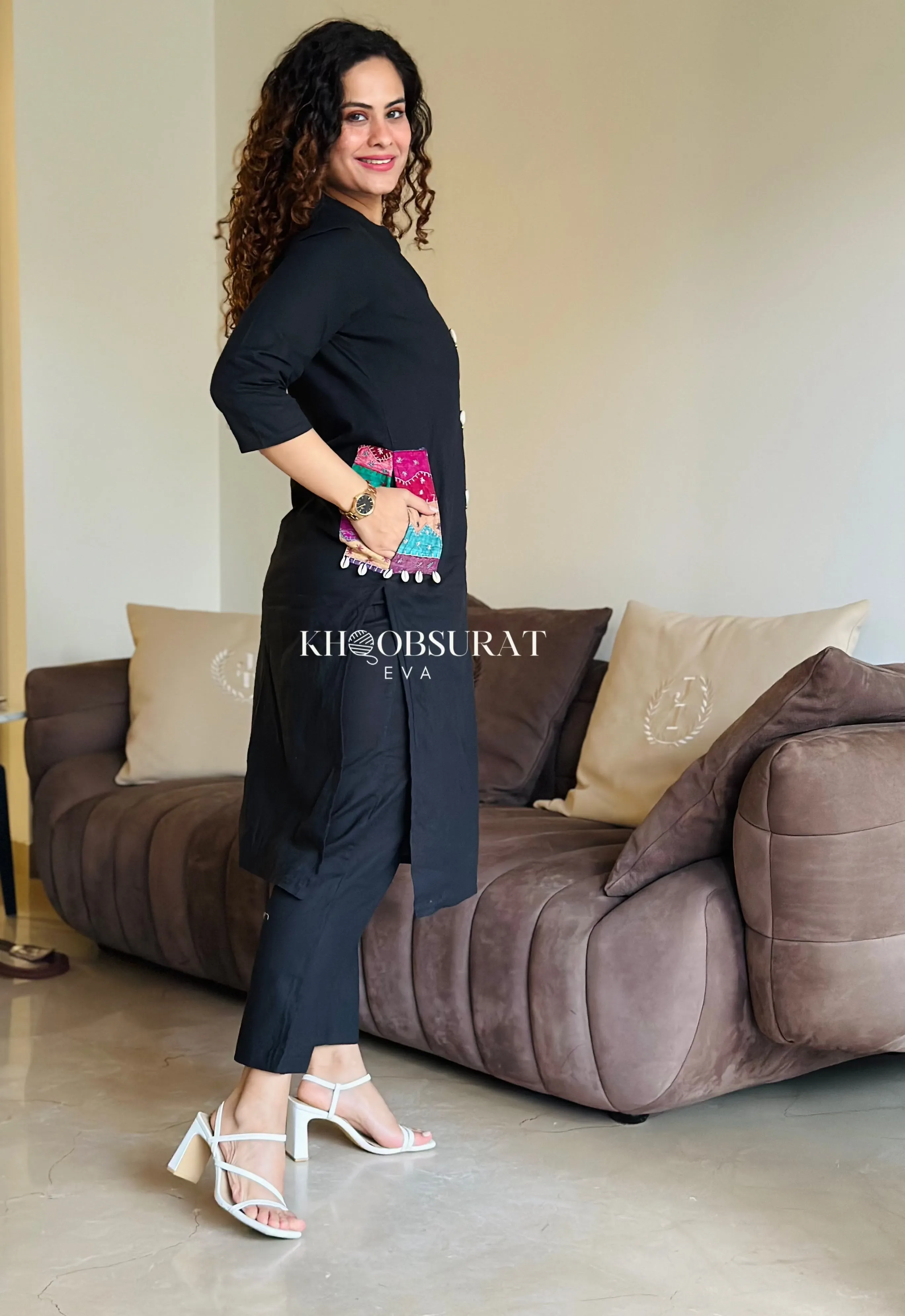 Black Beauty Kurta Set