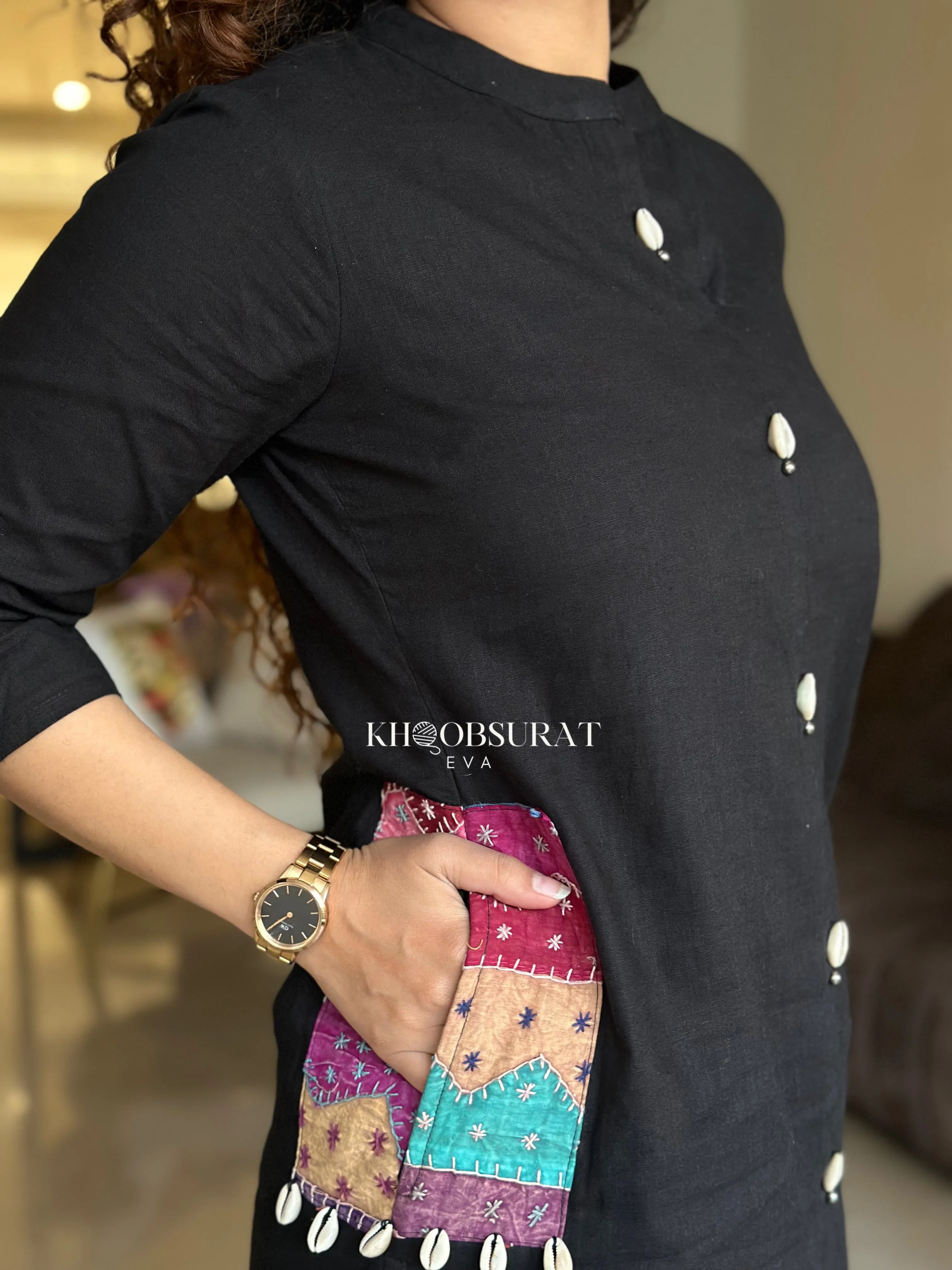 Black Beauty Kurta Set