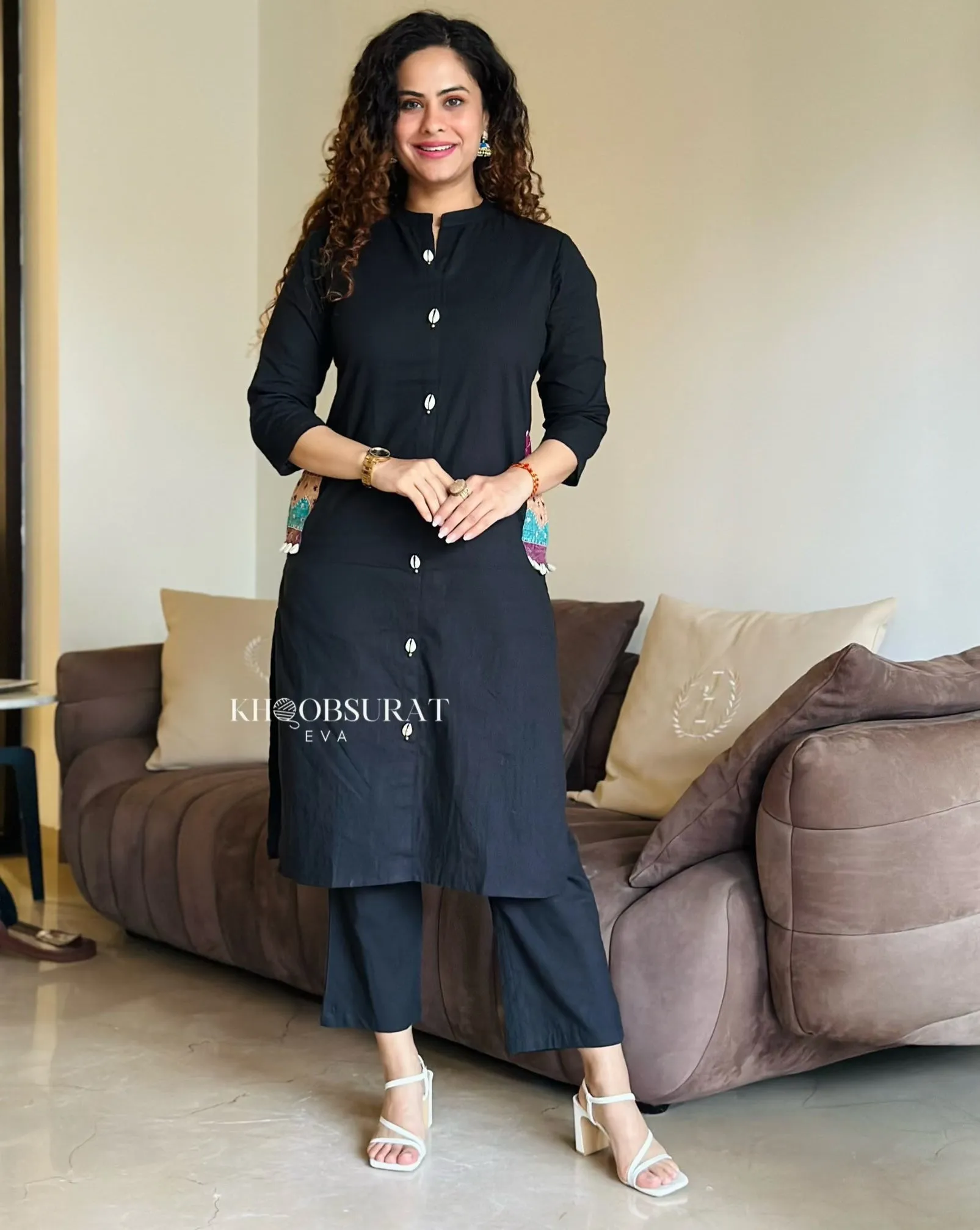 Black Beauty Kurta Set