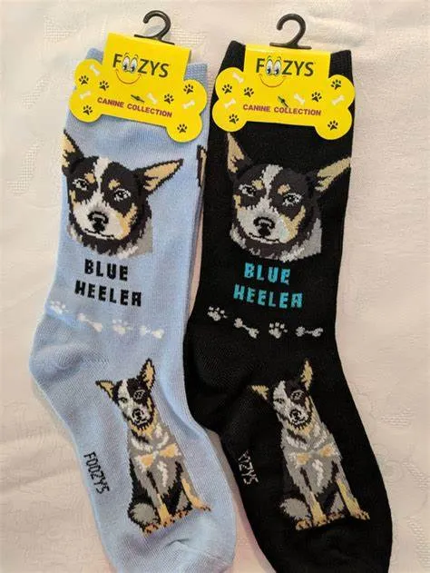 Black Blue Heeler Socks