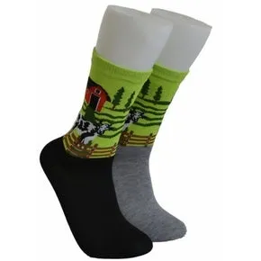 Black Cow Pasture Socks