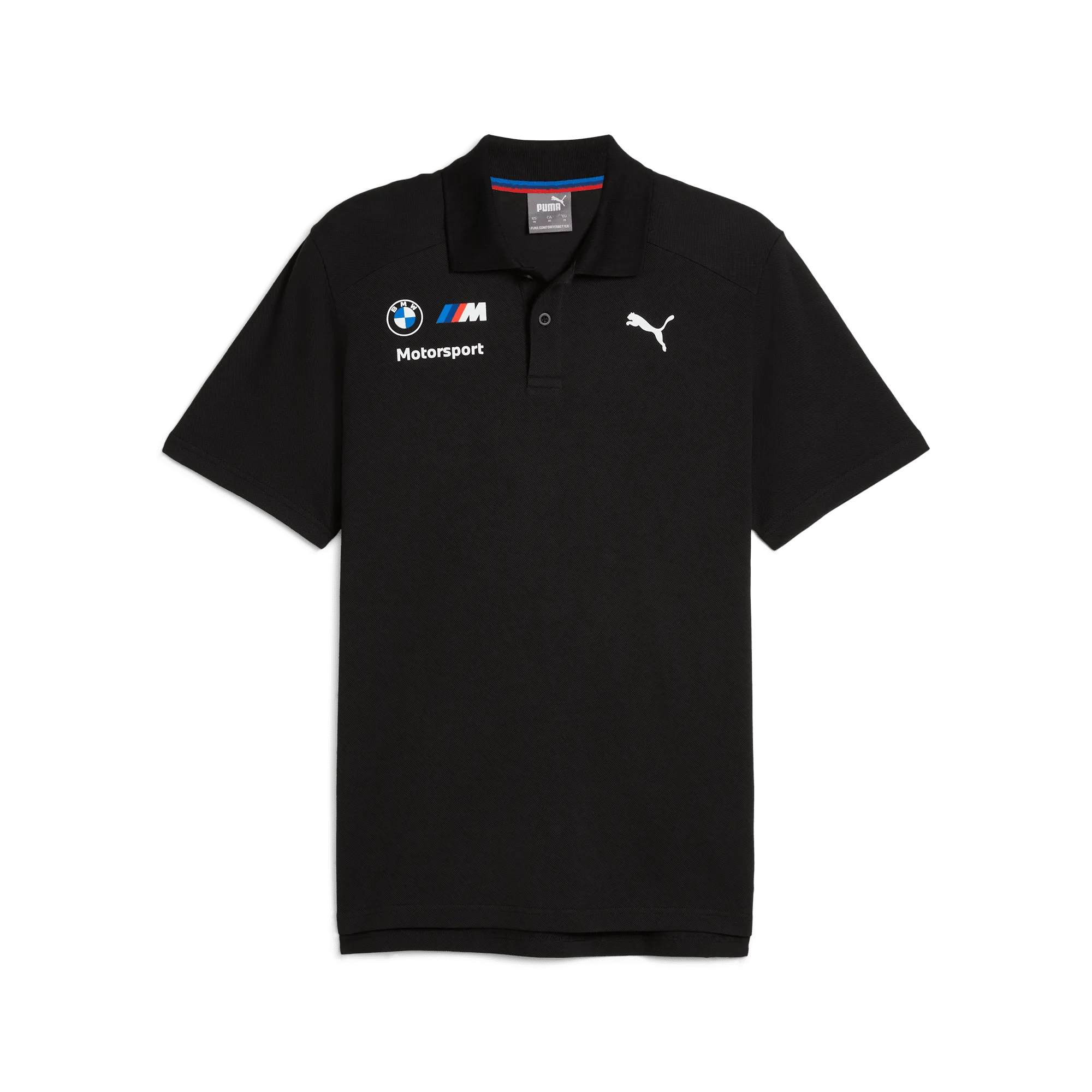 BMW Motorsports Men's Motions Polo Shirt- Black