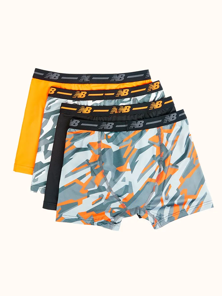 Boys' Performance Boxer Briefs (4 Pack)