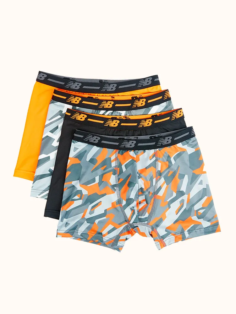 Boys' Performance Boxer Briefs (4 Pack)