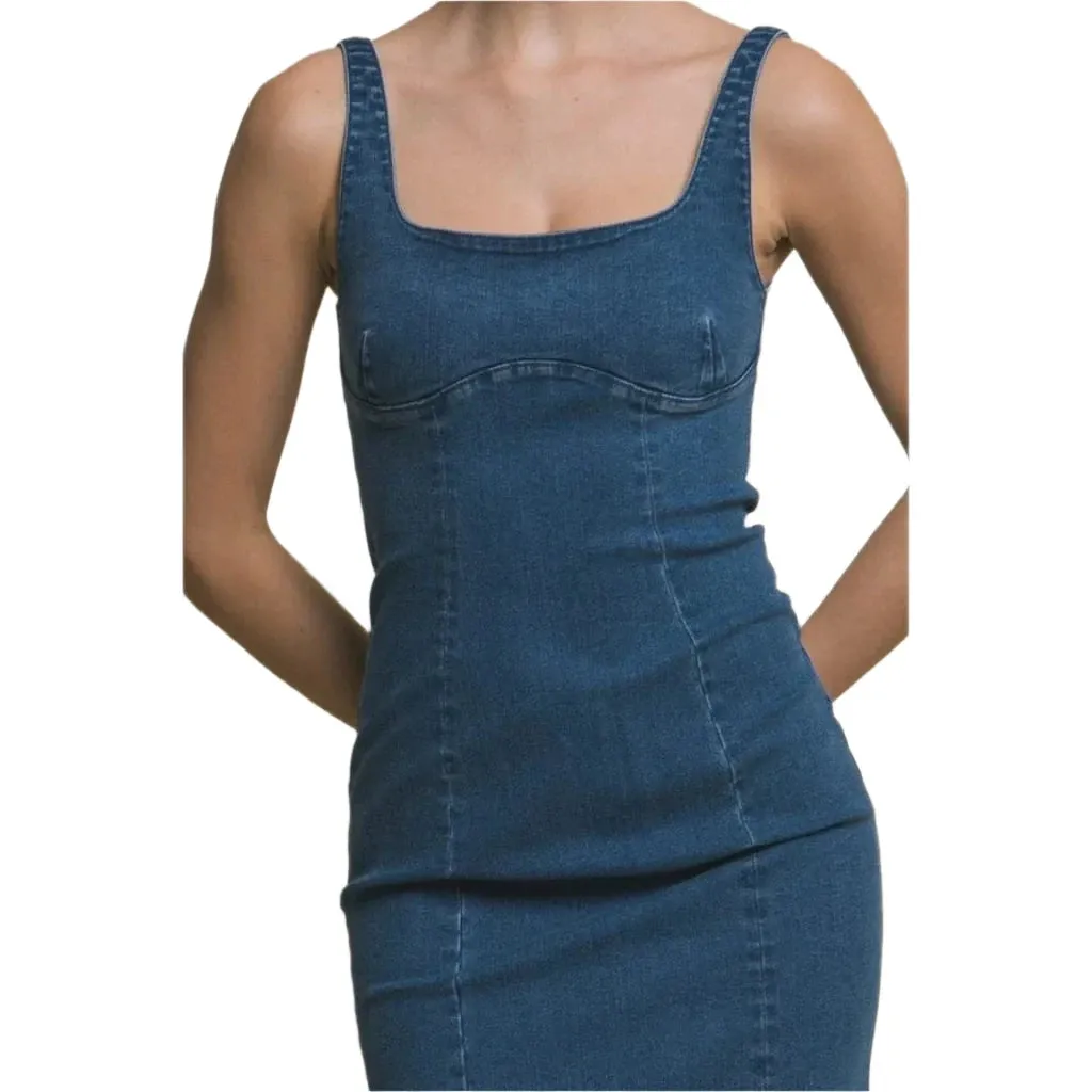 Breeze Britany Denim Midi Dress