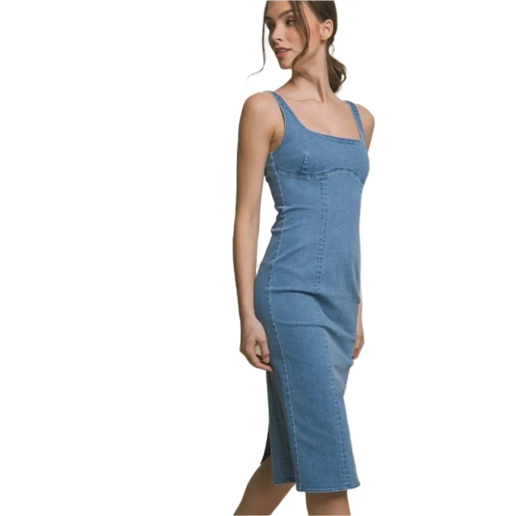 Breeze Britany Denim Midi Dress