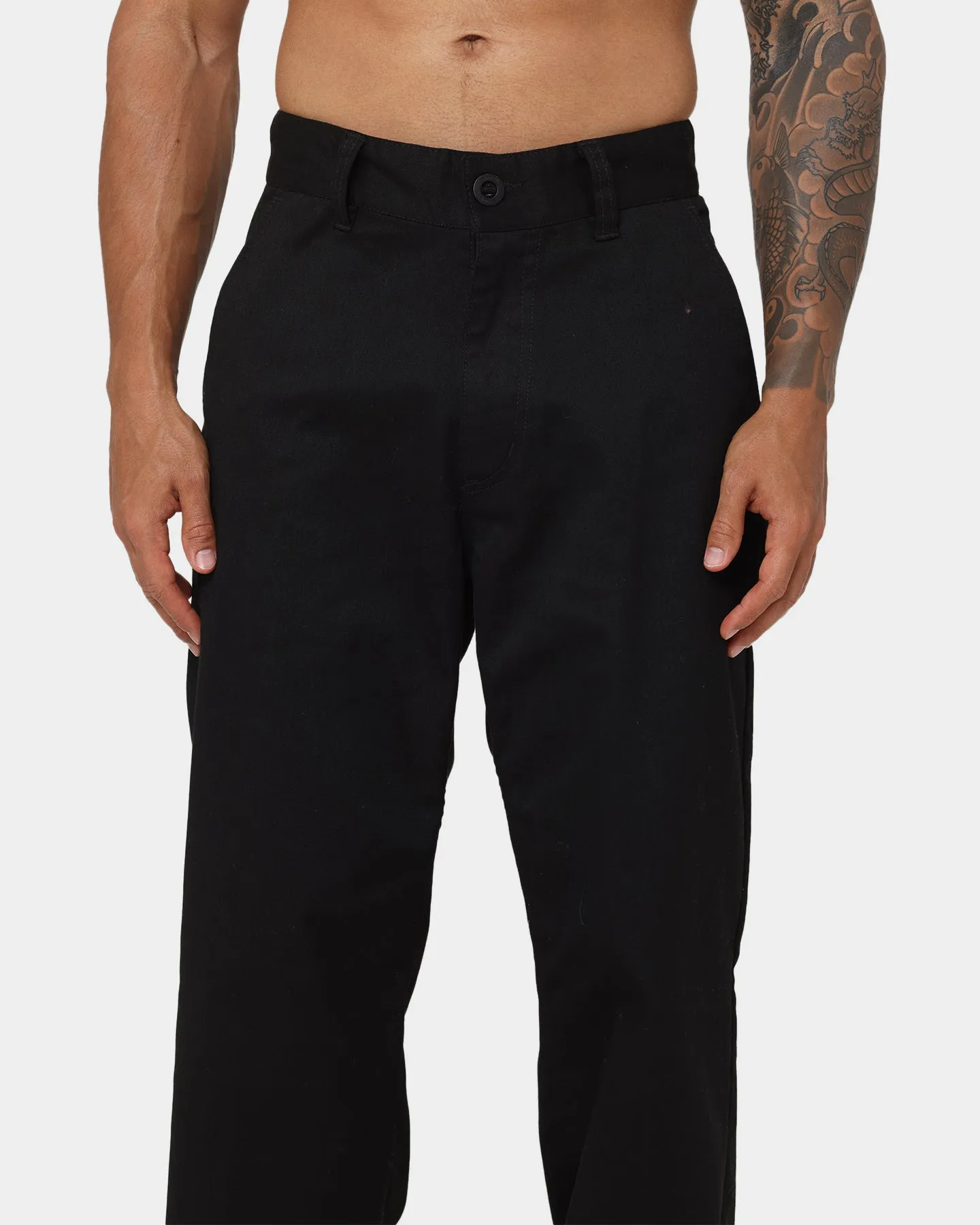 Brixton Choice Chino Relaxed Pants Black