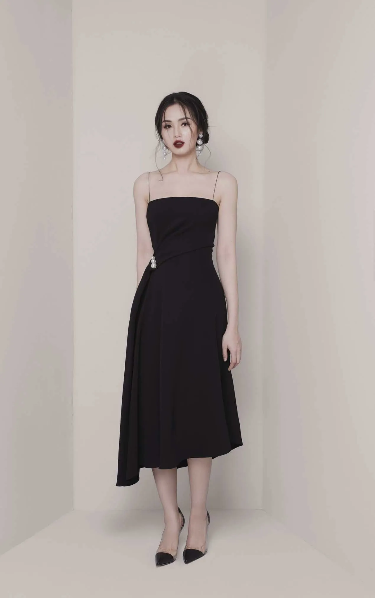 CAMILLE Crepe Dress