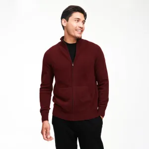 Cashmere Full Zip Sweater