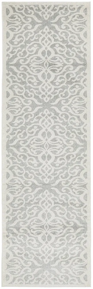 Chrome Lydia Silver Runner Rug