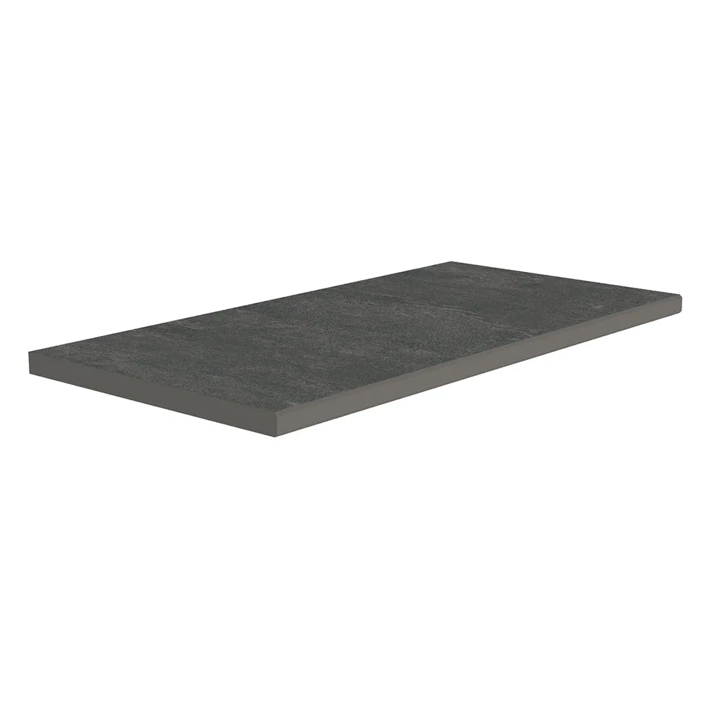 Classic Graphite, 12" x 24" - 2CM Porcelain Pool Coping