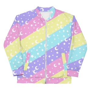 Cosmic Rainbow Unisex Bomber Jacket