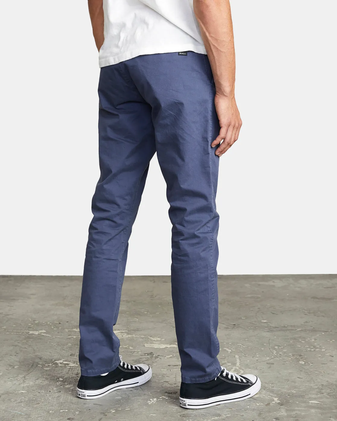 Dagger Slim Fit Chino Pants - Moody Blue