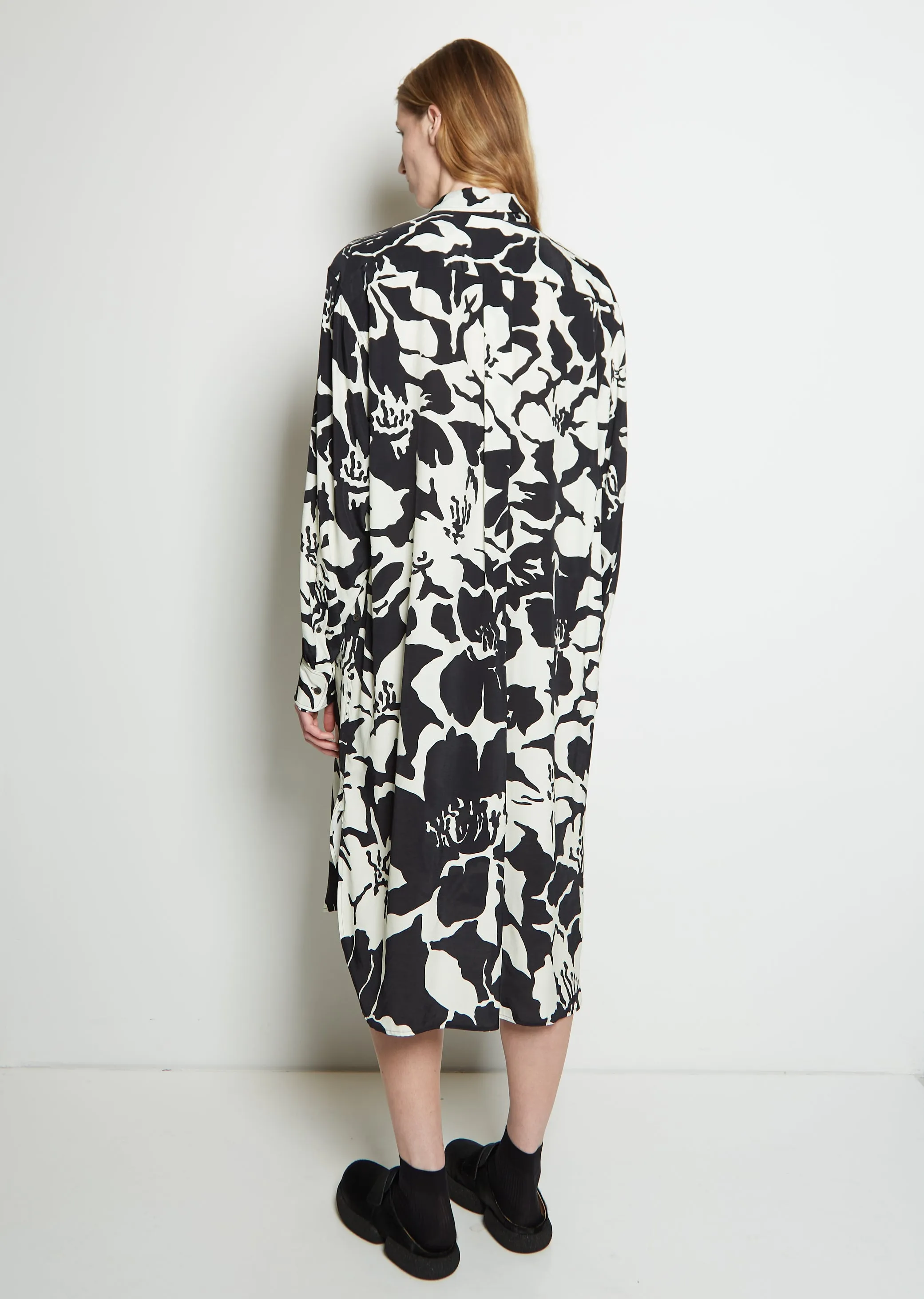 Dayley Short Printed Crepe Dress