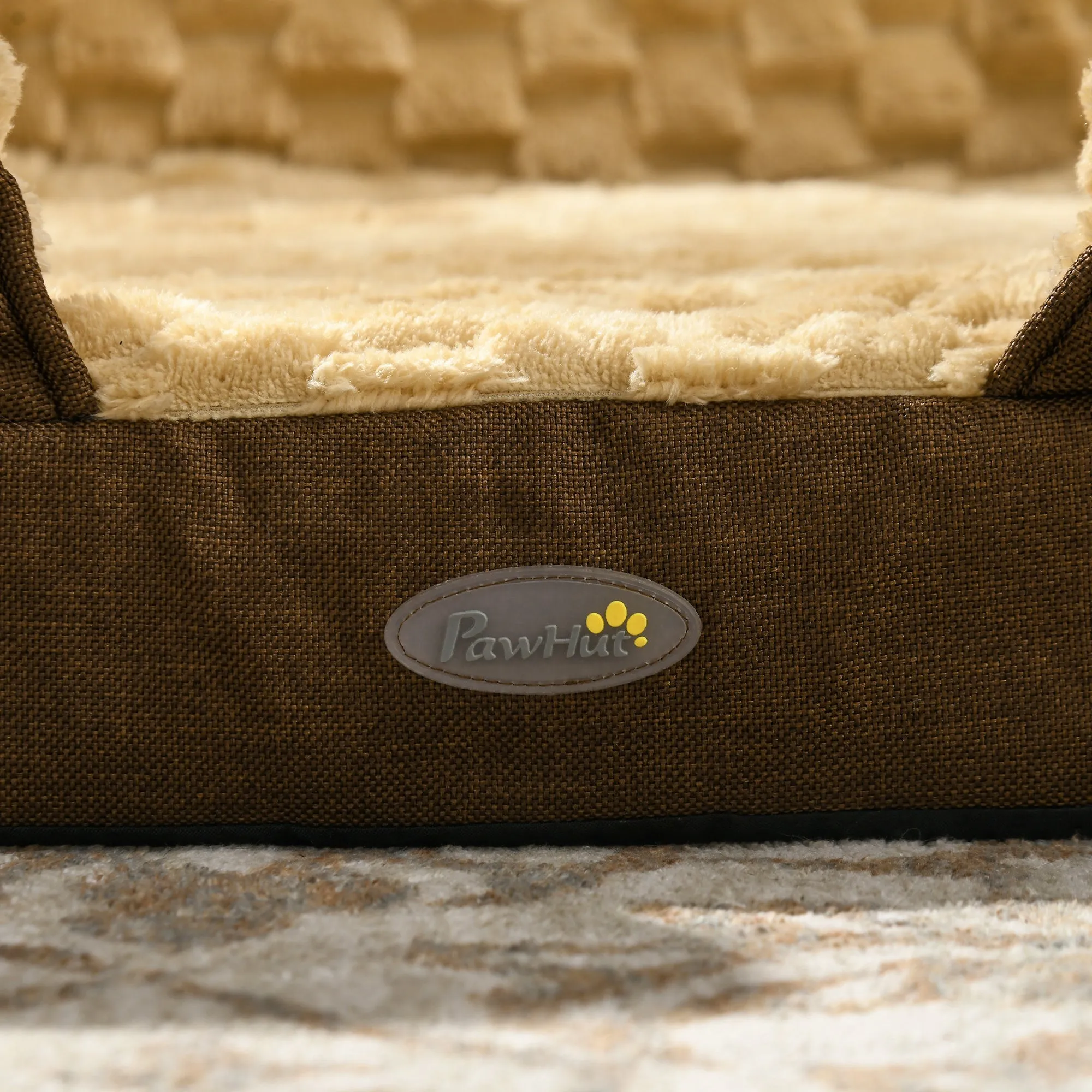 Dog Bed Calming Pet Bed Dog Mattress for Medium Dogs - Brown