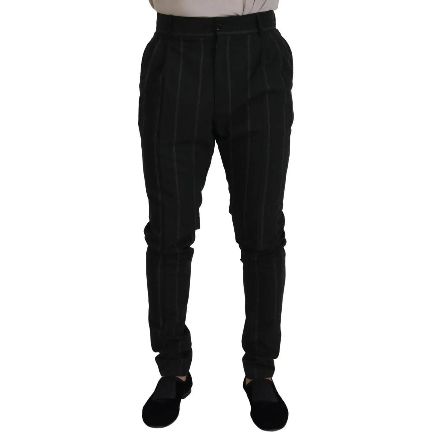 Dolce & Gabbana Elegant Black Tailored Trousers