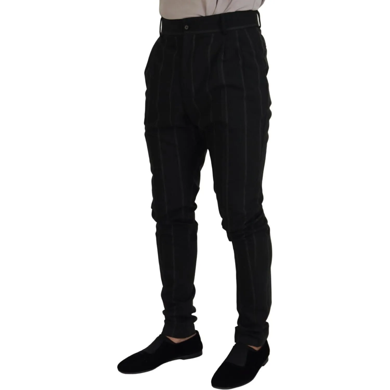 Dolce & Gabbana Elegant Black Tailored Trousers