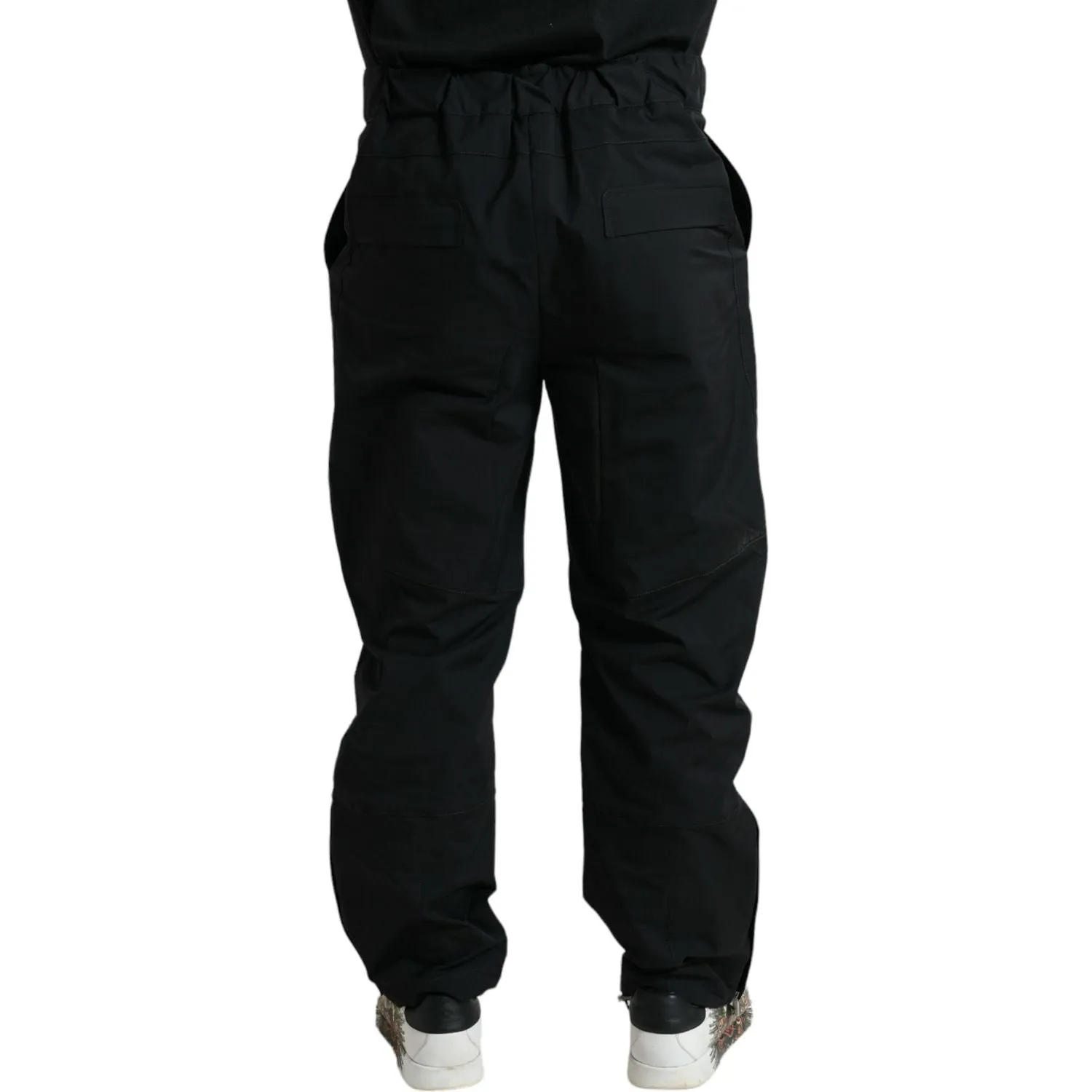 Dolce & Gabbana Elegant Casual Black Straight Pants