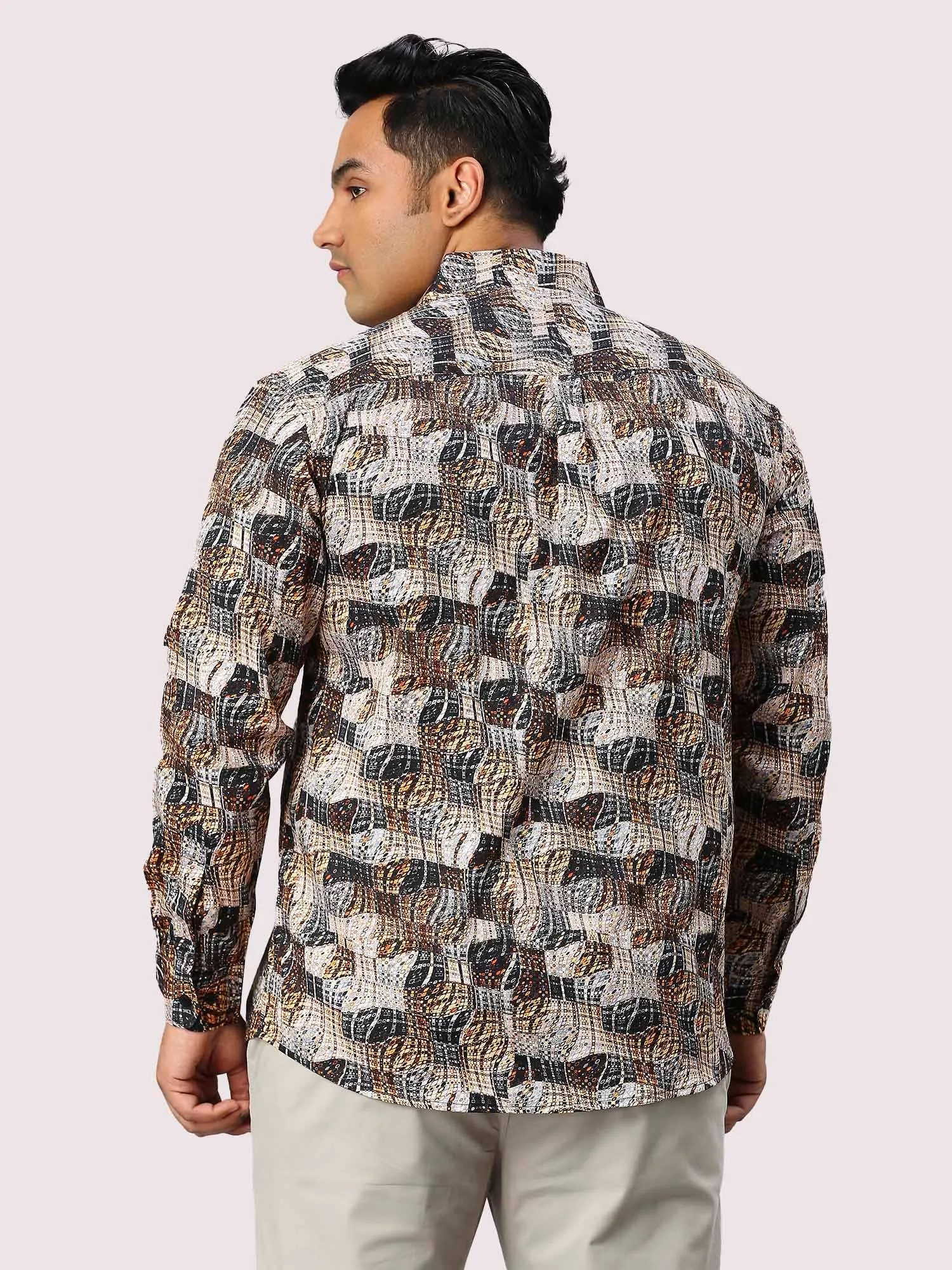 Dune Digital Printed Full Sleeve Shirt Men's Plus Size