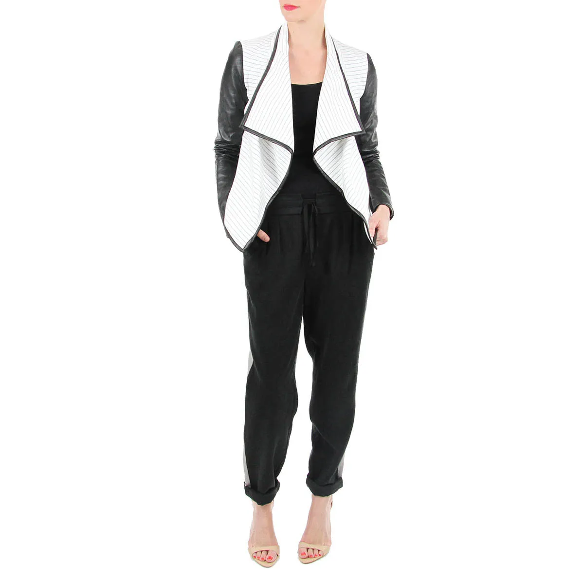 Elastic Waist Tux Pant with Drawstring