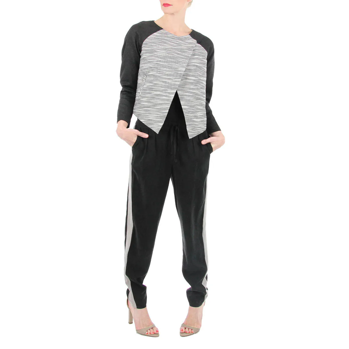 Elastic Waist Tux Pant with Drawstring