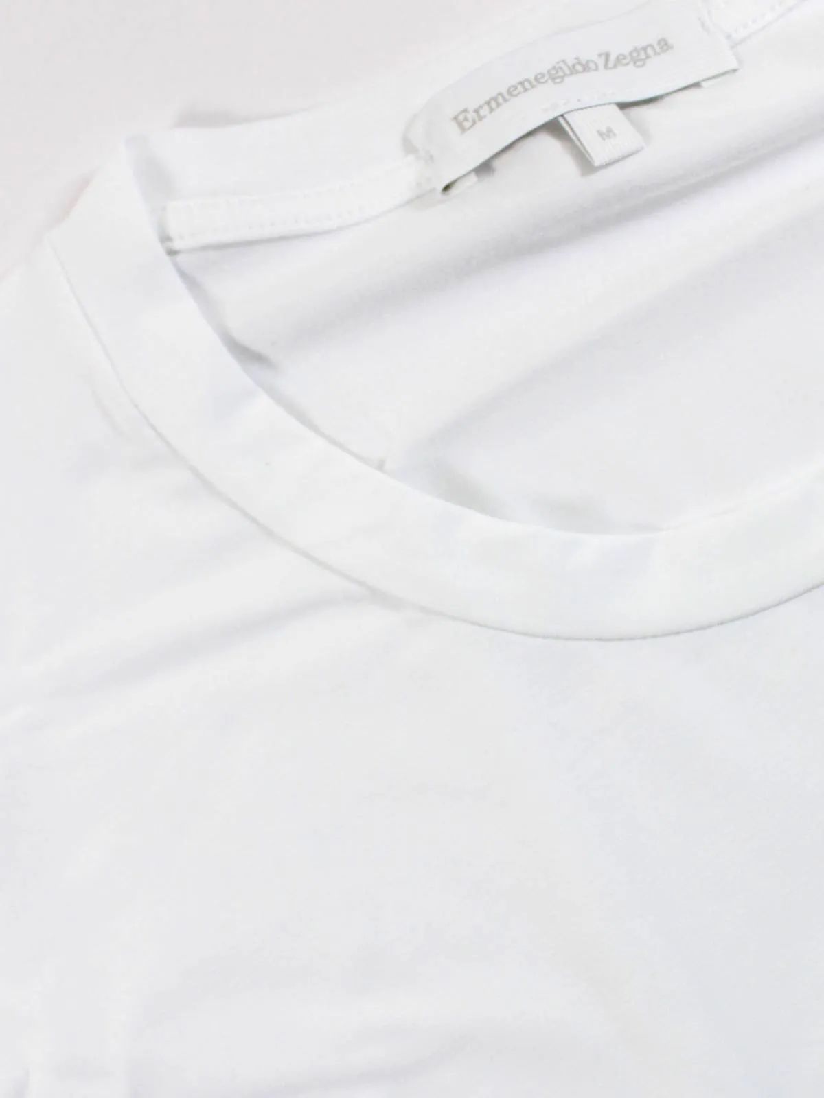 Ermenegildo Zegna Long Sleeve T-Shirt White XXL Undershirt FINAL SALE