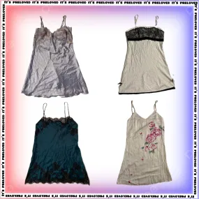 Euro Silk Slip Dress Mix (SS-795)