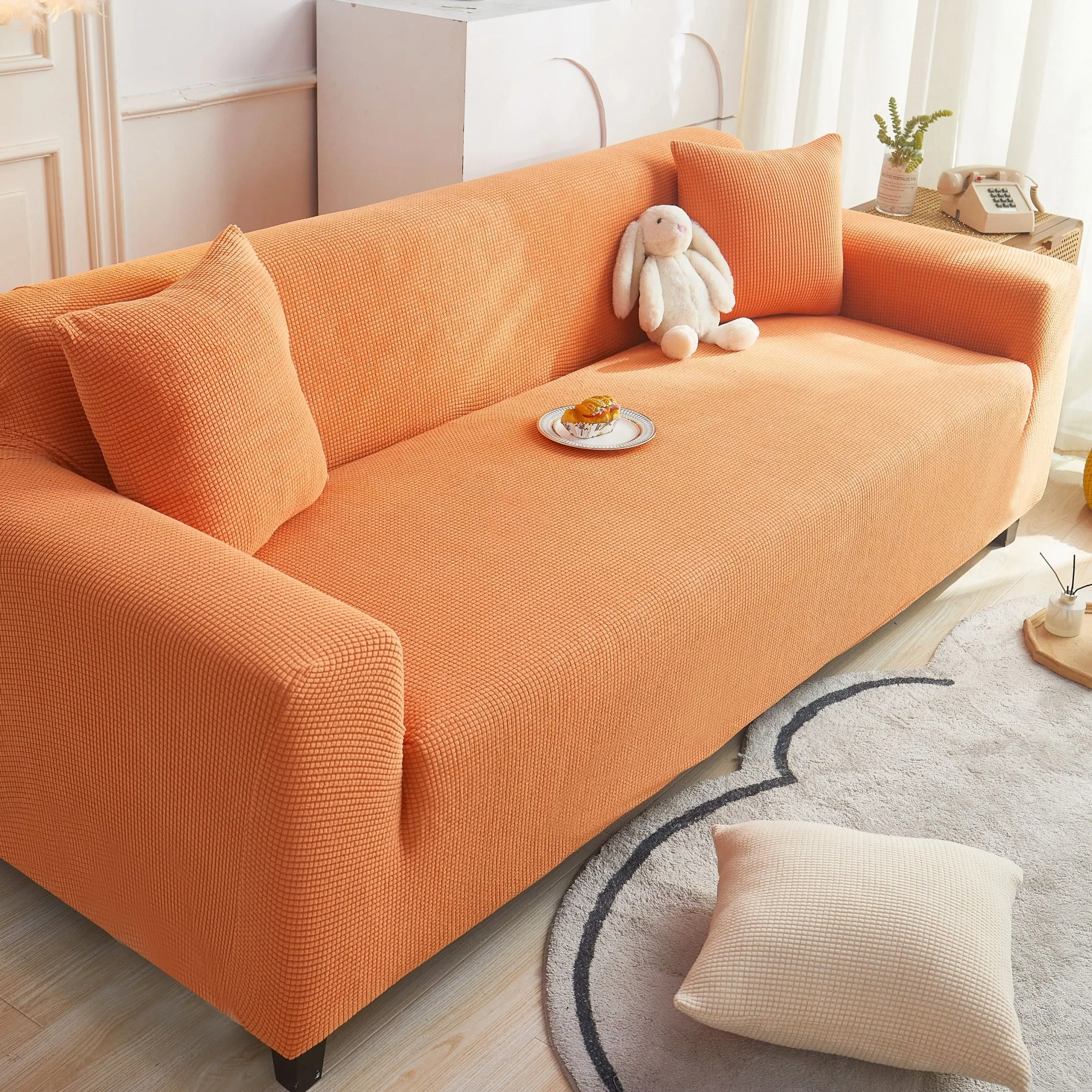 Four-Season Stretchable Full Sofa Cover - Universal Fit