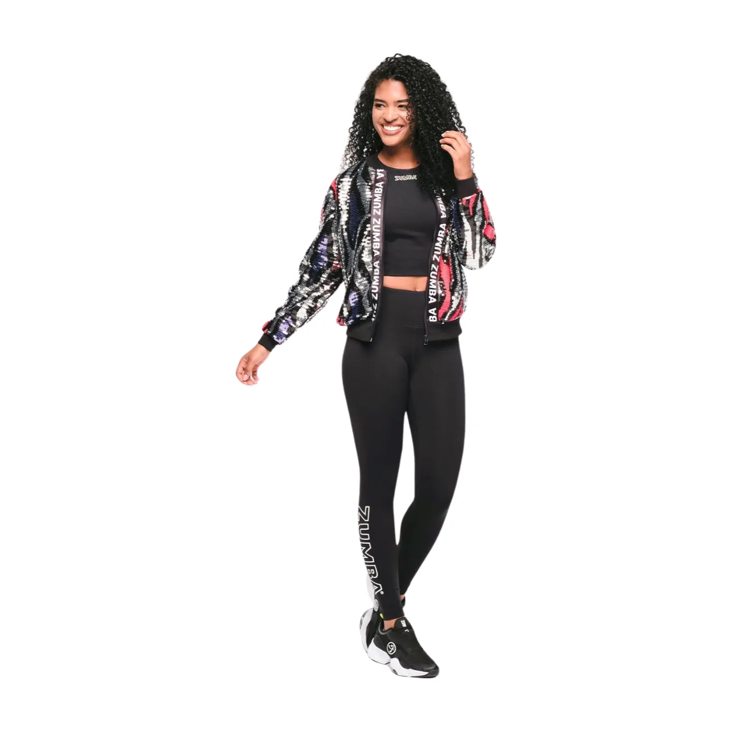 Funscape Sequin Bomber Jacket