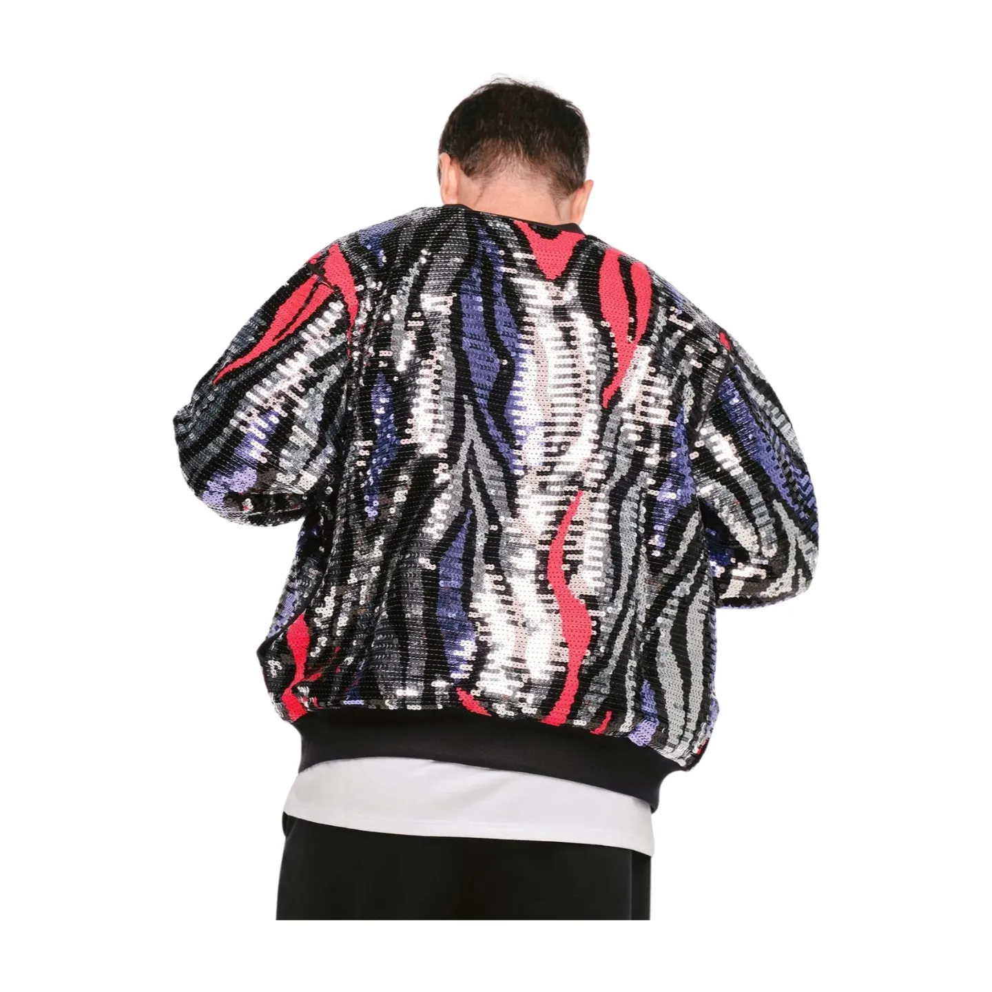 Funscape Sequin Bomber Jacket