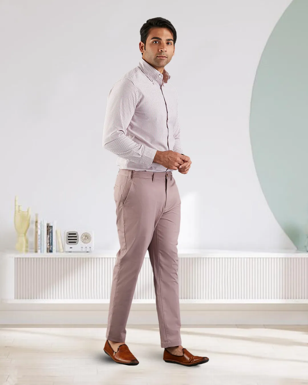 Genoa Chino Pant Purple Fade